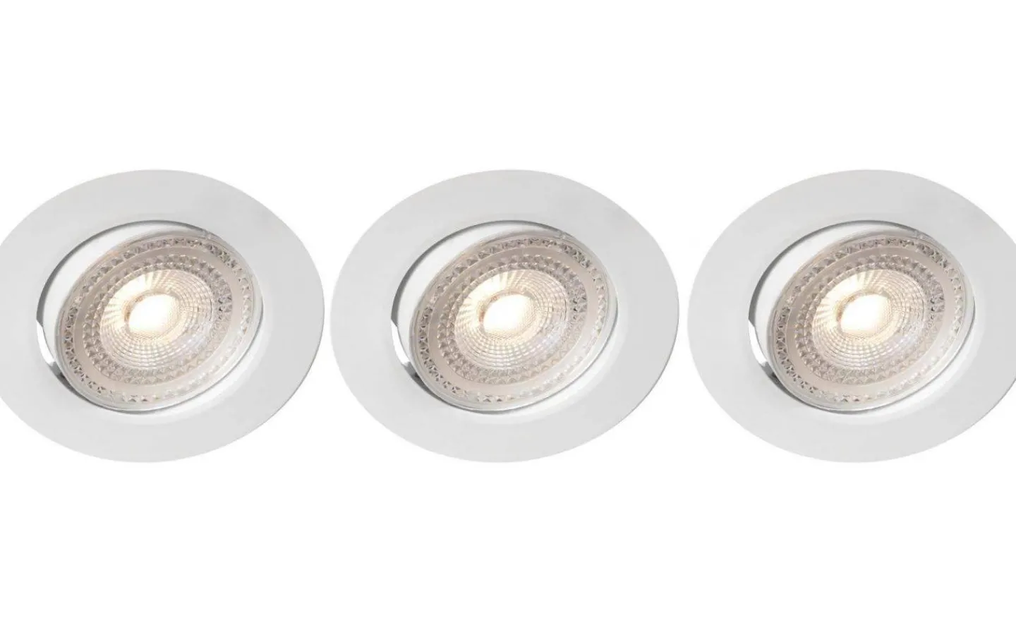 230V Led Spotlights < Llitt Sara 230V Spotlight 3000K 5,5W 3-pack Vit IP44