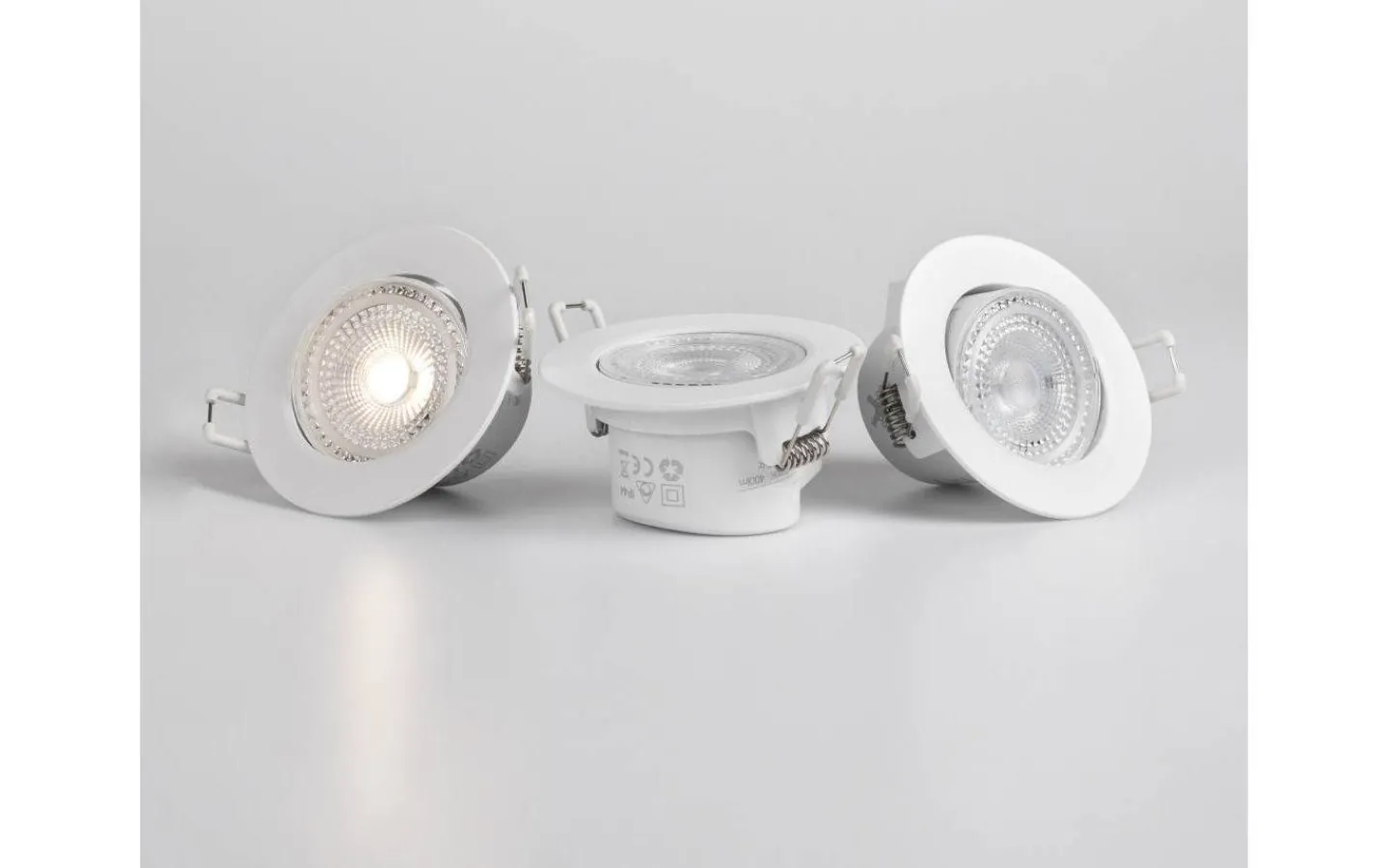 230V Led Spotlights < Llitt Sara 230V Spotlight 3000K 5,5W 3-pack Vit IP44