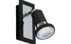 Läslampor < Eglo Sarria Vägglampa LED 3000K 4,5W Svart