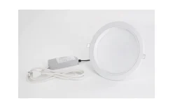 230V Led Spotlights|Led Paneler-Malmbergs Saturnus LED-Panel Hål Ø21cm 18W 3000K