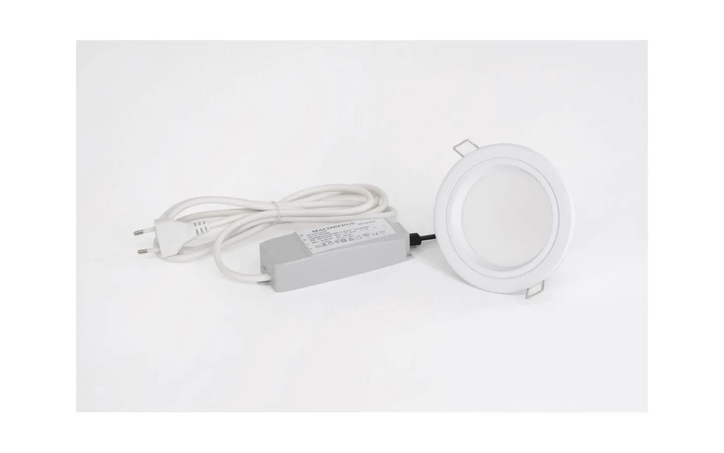 Hall & Trappa|230V Led Spotlights < Malmbergs Saturnus 2 LED-Panel Hål Ø11cm 7W 3000K