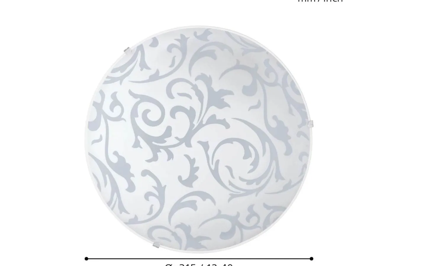 Plafonder < Eglo Scalea Plafond 31,5cm Vit