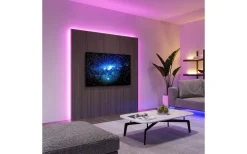 12V Led Slinga < Reality Screen LED-remsa för 51” skärm 3m RGB Komplett Kit USB Svart