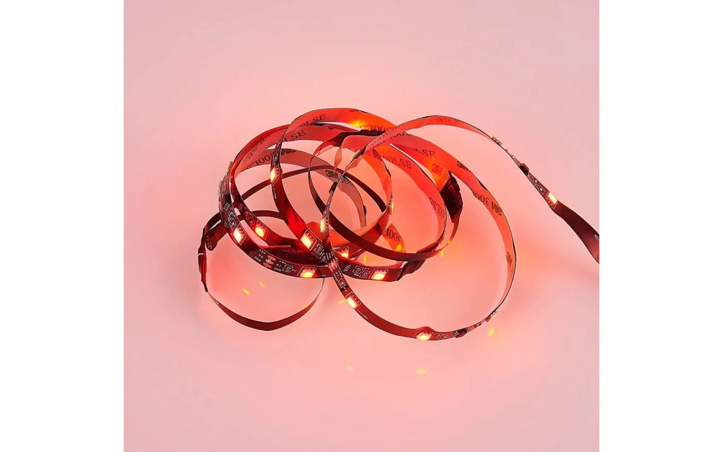 12V Led Slinga-Reality Screen LED-remsa för 21” skärm 1,2m RGB Komplett Kit USB Svart