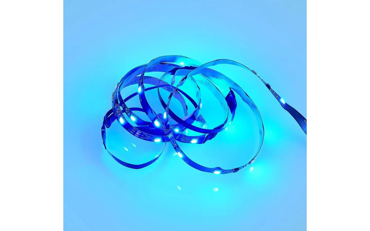 12V Led Slinga-Reality Screen LED-remsa för 21” skärm 1,2m RGB Komplett Kit USB Svart