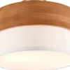 Plafonder < Trio Lighting Seasons Plafond 30cm E14 vit/trä