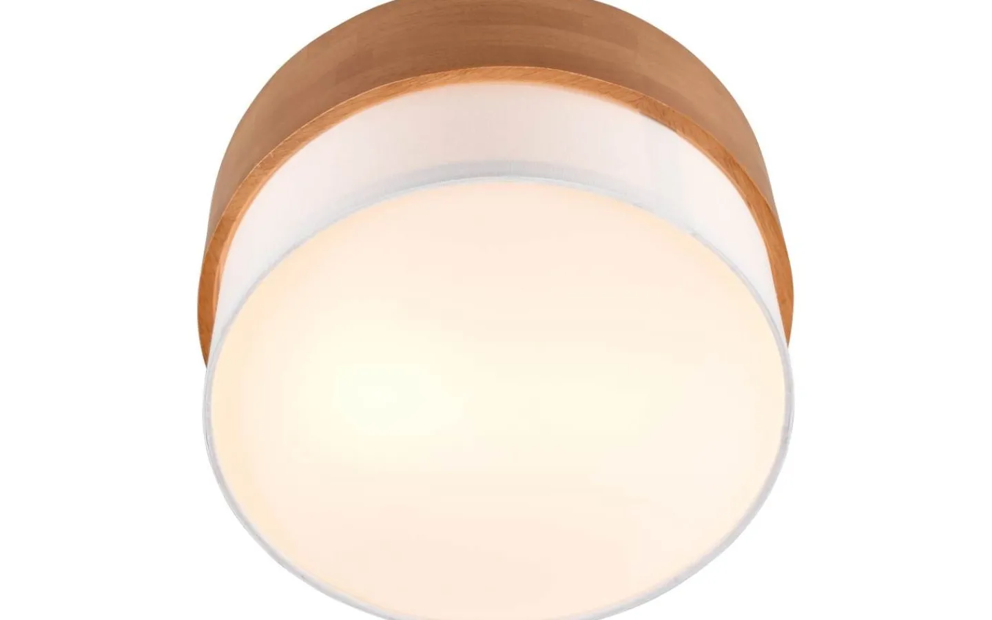Plafonder < Trio Lighting Seasons Plafond 30cm E14 vit/trä