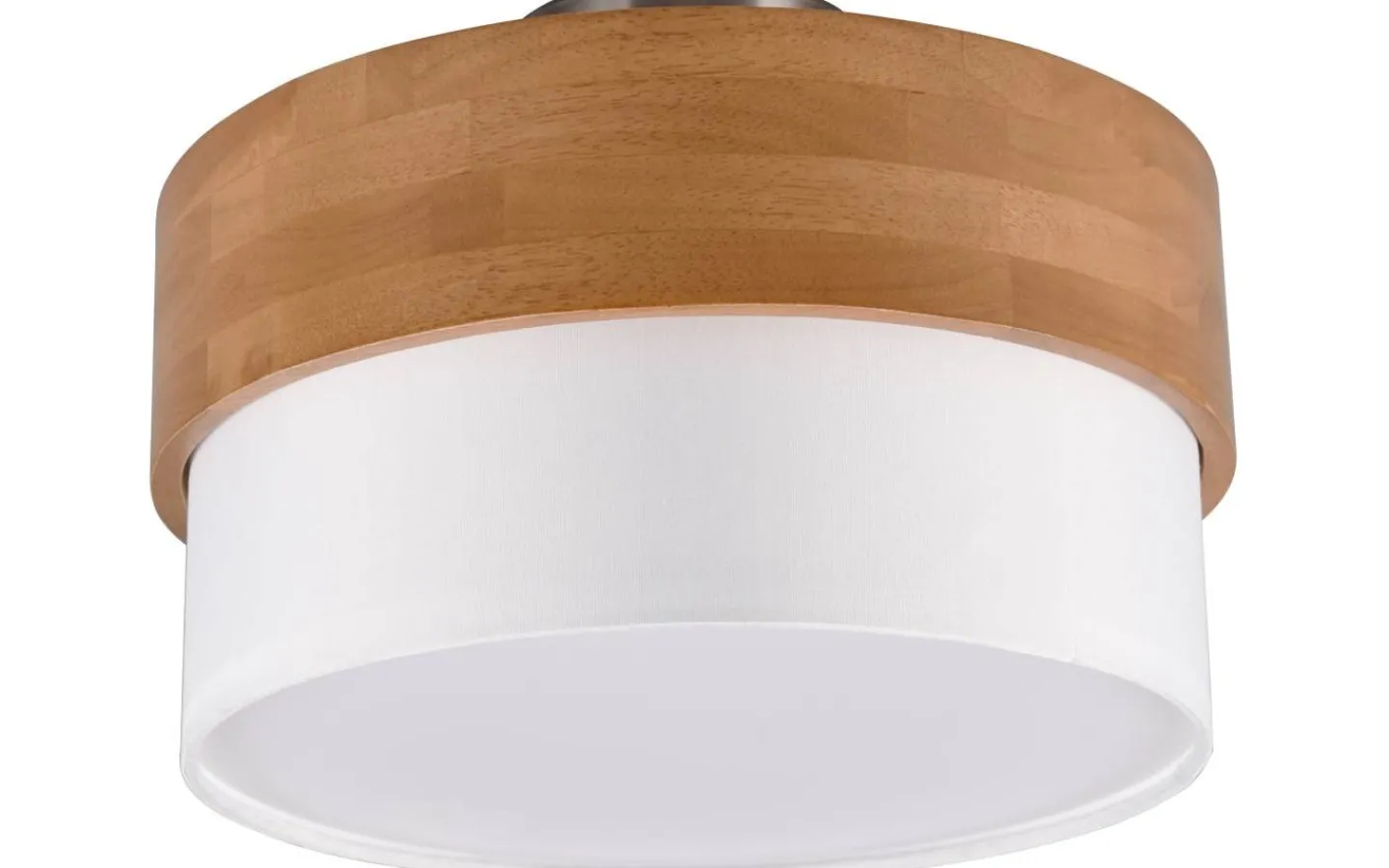 Plafonder < Trio Lighting Seasons Plafond 30cm E14 vit/trä