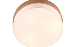 Plafonder-Trio Lighting Seasons Plafond 50cm E27 vit/trä