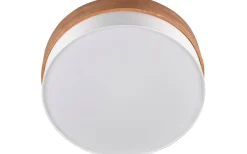 Plafonder-Trio Lighting Seasons Plafond 50cm E27 vit/trä