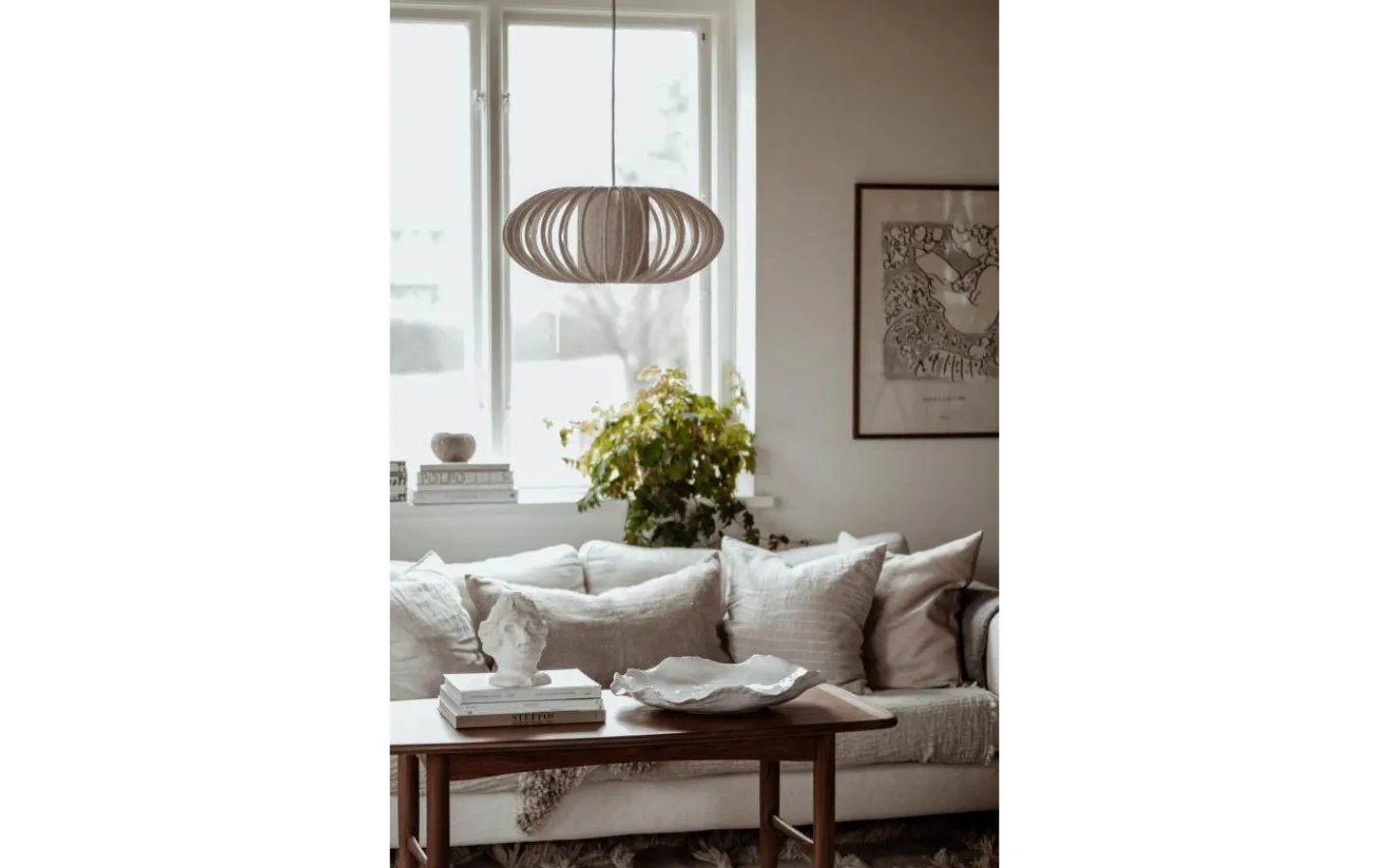 Takskärmar-Globen Lighting Selma Takskärm Ø45cm Beige