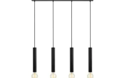 Avlånga Taklampor < Markslojd Sencillo Taklampa 4L 108cm Svart