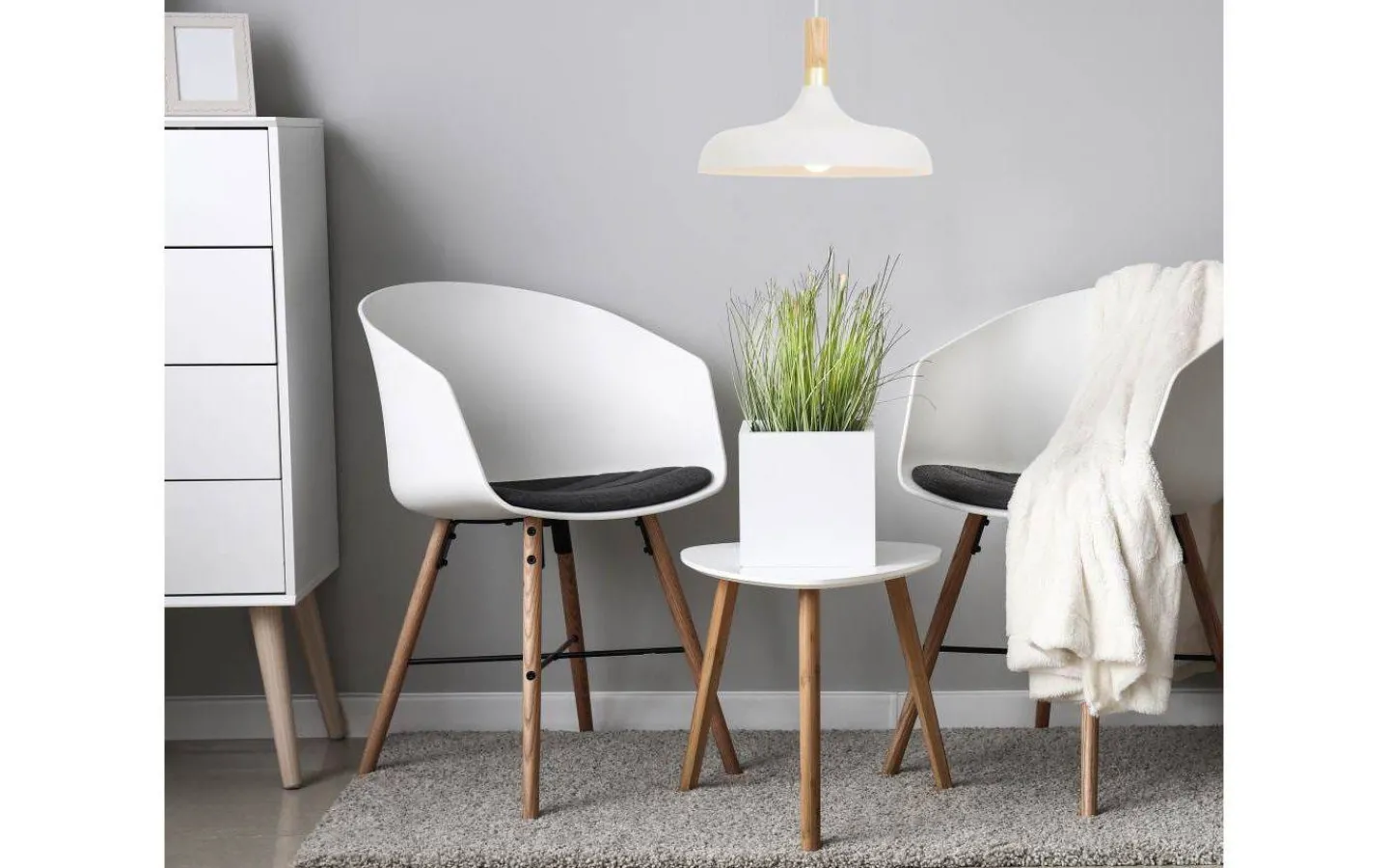 Kök & Matplats < Aneta Sense Taklampa 34cm Vit