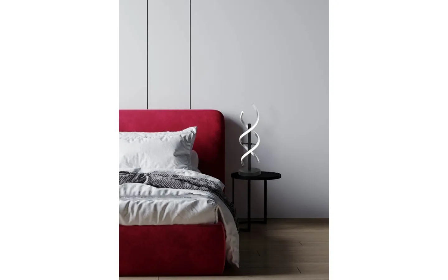Bordslampor-Trio Lighting Sequence Bordslampa LED borstad aluminium/mattsvart