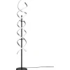 Golvlampor-Trio Lighting Sequence Golvlampa LED borstad aluminium/mattsvart