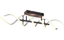 Plafonder < Trio Lighting Sequence Plafond LED borstad aluminium/mattsvart