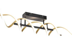 Plafonder < Trio Lighting Sequence Plafond LED matt mässing/matt svart