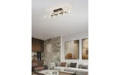 Plafonder < Trio Lighting Sequence Plafond LED matt mässing/matt svart