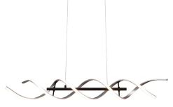Avlånga Taklampor < Trio Lighting Sequence Takpendel LED borstad aluminium/mattsvart