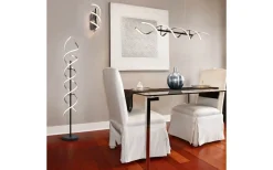 Lampetter-Trio Lighting Sequence Vägglampa LED borstad aluminium/mattsvart