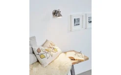 Takspot Med 1 Lampa < Eglo Seras Takspotlight 10cm GU10 LED 3000K 3W Nickel