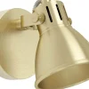 Läslampor < Eglo Seras Vägglampa LED 3000K 3W Guldfärgad