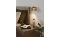 Läslampor < Eglo Seras Vägglampa LED 3000K 3W Guldfärgad