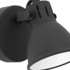 Läslampor-Eglo Seras Vägglampa LED 3000K 3W Svart