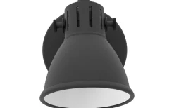 Läslampor-Eglo Seras Vägglampa LED 3000K 3W Svart