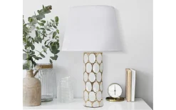 Bordslampor-Mauro Ferretti Sfera Bordslampa 56cm Vit