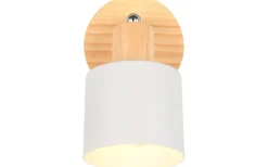 Läslampor-Trio Lighting Shanti Spotlight E14 varmgrå/trä