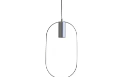 Kök & Matplats|Sladdställ Med Sockel < Star Trading Shape Oval Pendel Silver