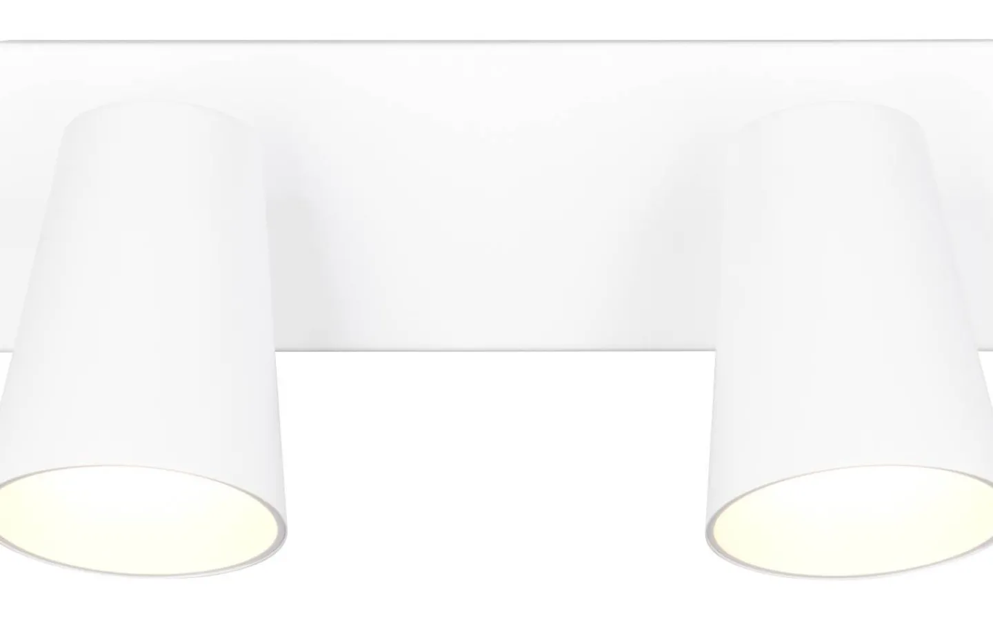 Takspot Med 2 Lampor < Trio Lighting Sharp Spotlight 2-delad GU10 matt vit/guld