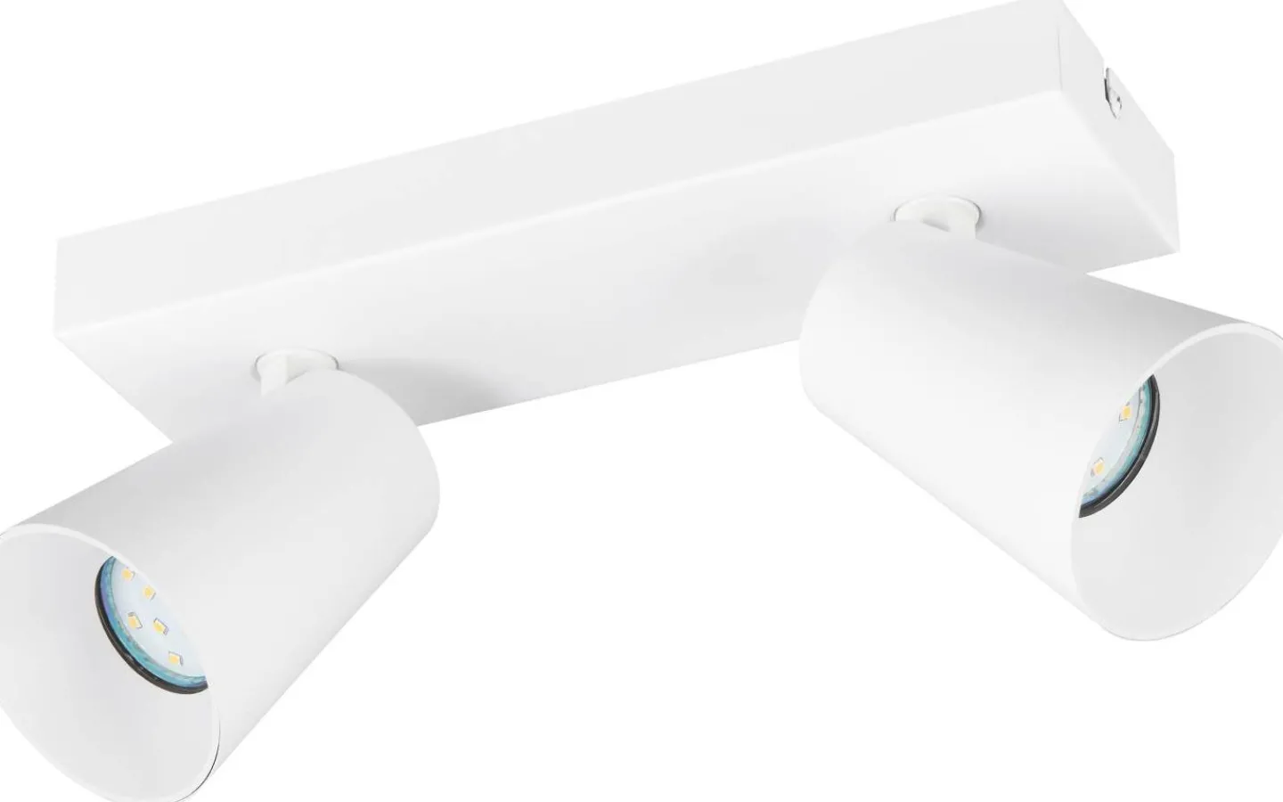 Takspot Med 2 Lampor < Trio Lighting Sharp Spotlight 2-delad GU10 matt vit/guld