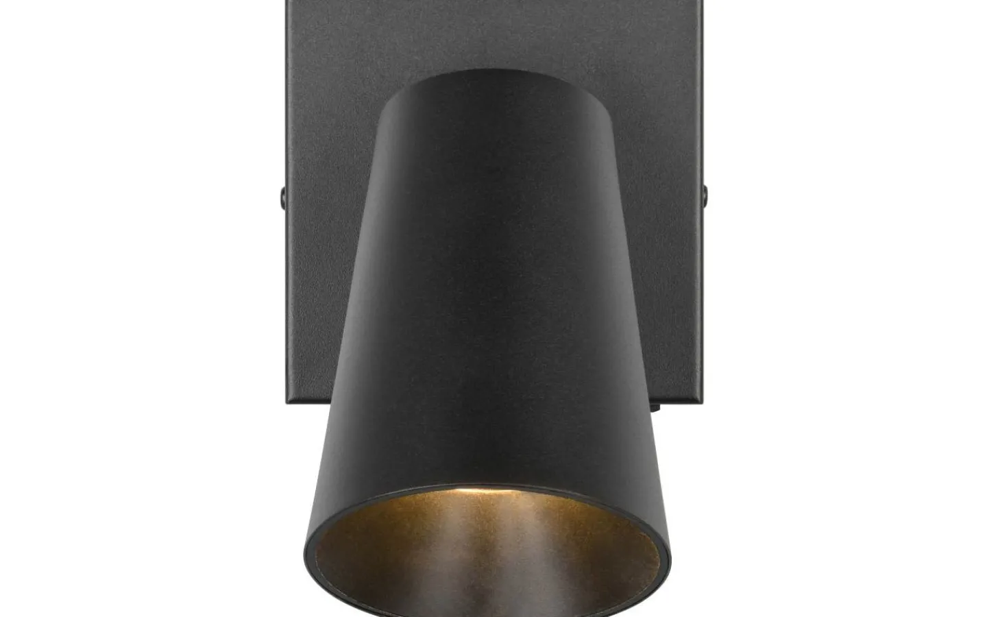 Läslampor-Trio Lighting Sharp Spotlight GU10 matt svart/guld