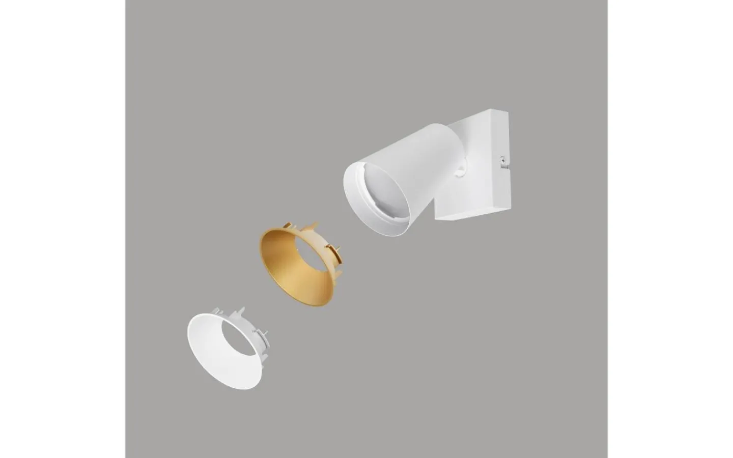 Läslampor < Trio Lighting Sharp Spotlight GU10 matt vit/guld