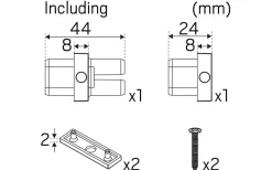 Kök & Matplats|Bänkbelysning-Hidealite Shelf Line Vit 2700K 230V 50cm