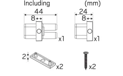 Kök & Matplats|Bänkbelysning < Hidealite Shelf Line Vit 3000K 230V 70cm