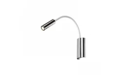 Sovrum|Läslampor < Rendl Show Vägglampa Vit/Krom LED 3W 3000K