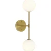 Lampetter < PR Home Sigma Vägglampa 49cm Guld/Opal