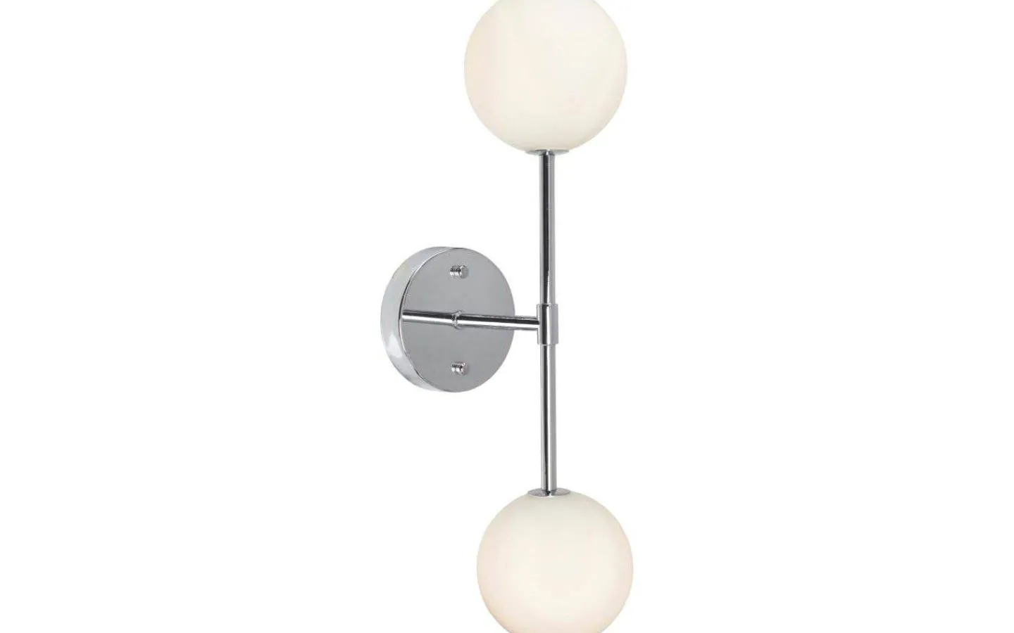 Lampetter < PR Home Sigma Vägglampa 49cm Krom/Opal