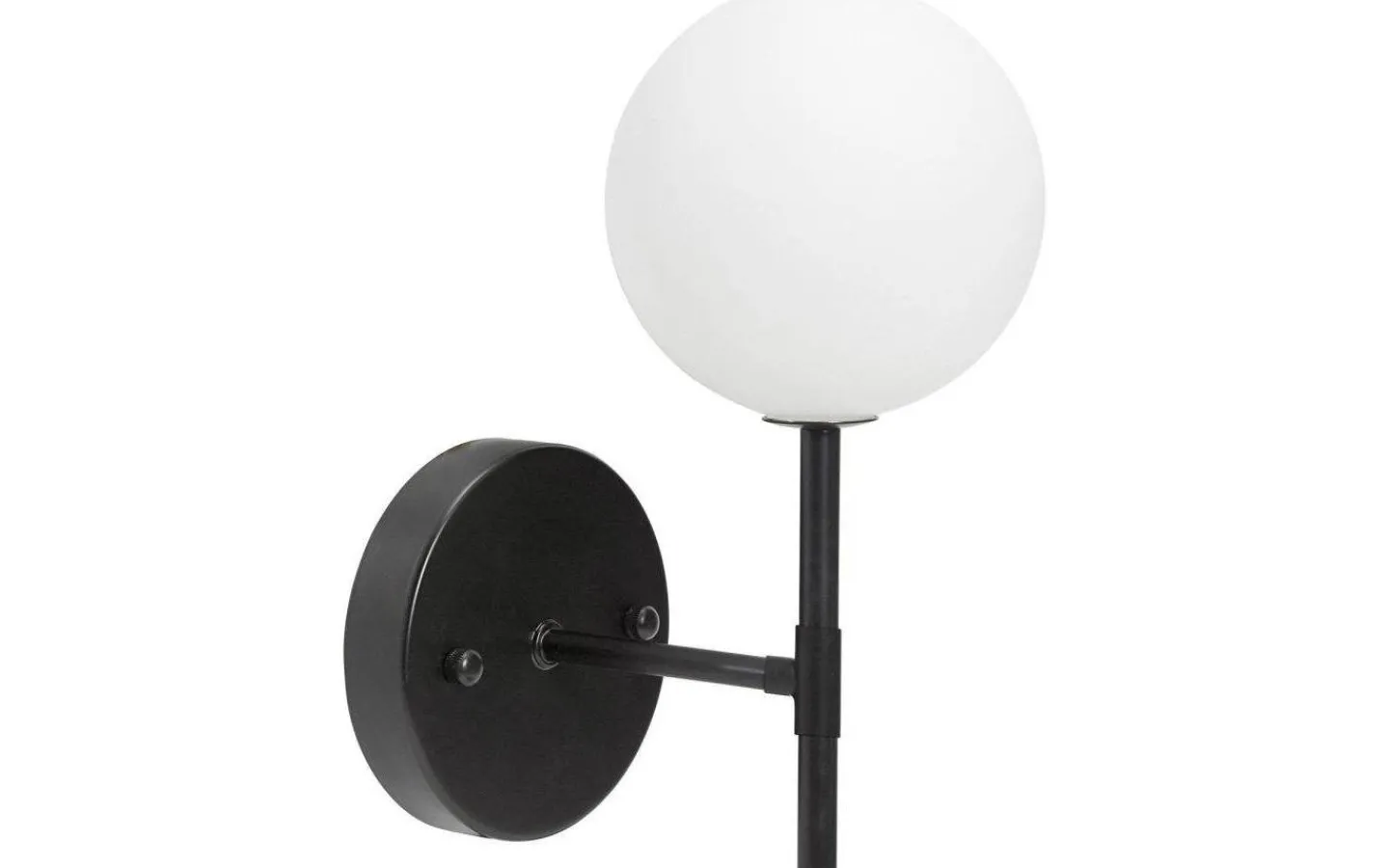 Badrumslampor Vägg < PR Home Sigma Vägglampa 25cm Svart/Opal