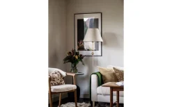 Enfärgade Runda Lampskärmar < Globen Lighting Sigrid Lampskärm Ø40cm Beige