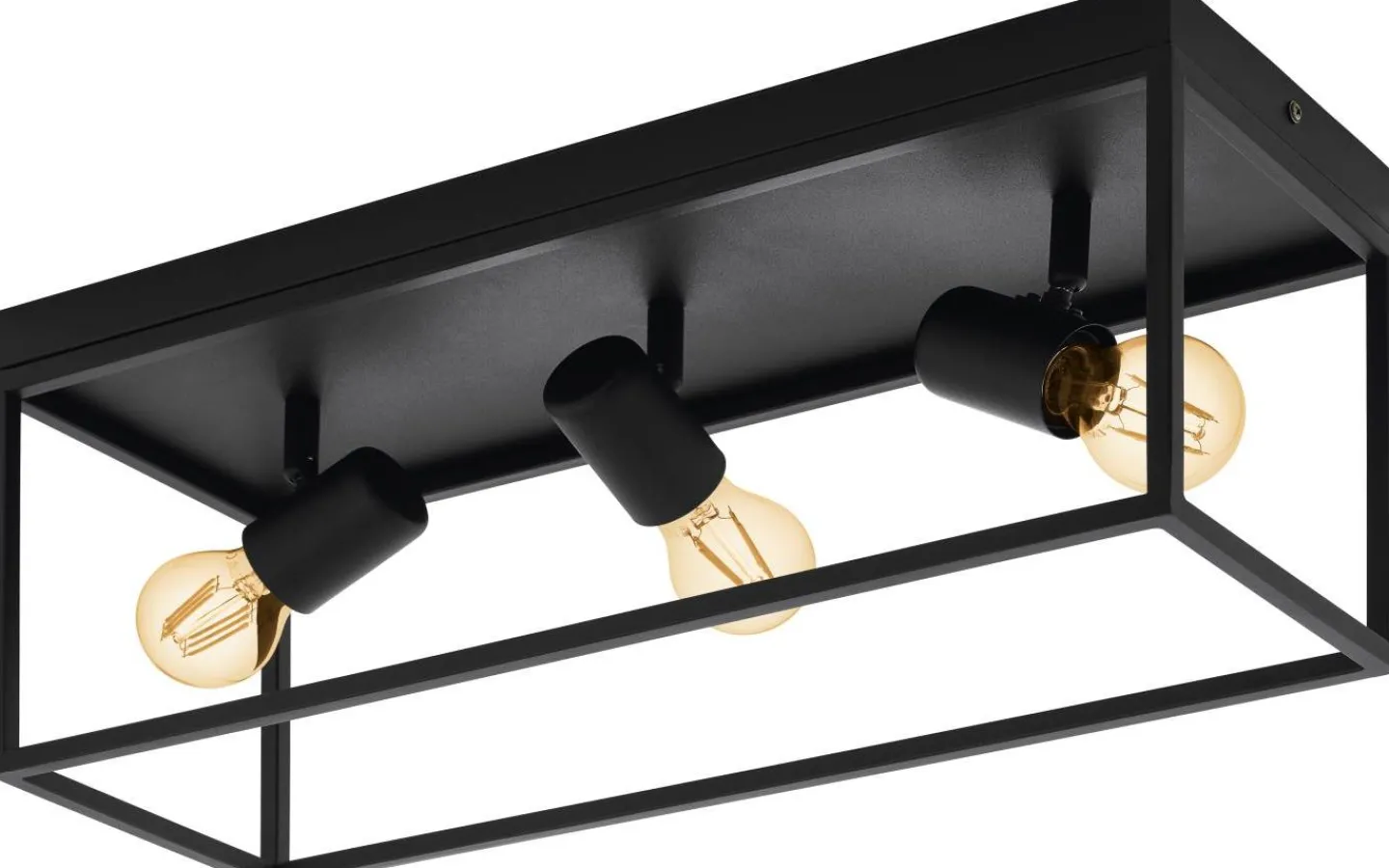 Plafonder-Eglo Silentina Plafond 54cm Svart