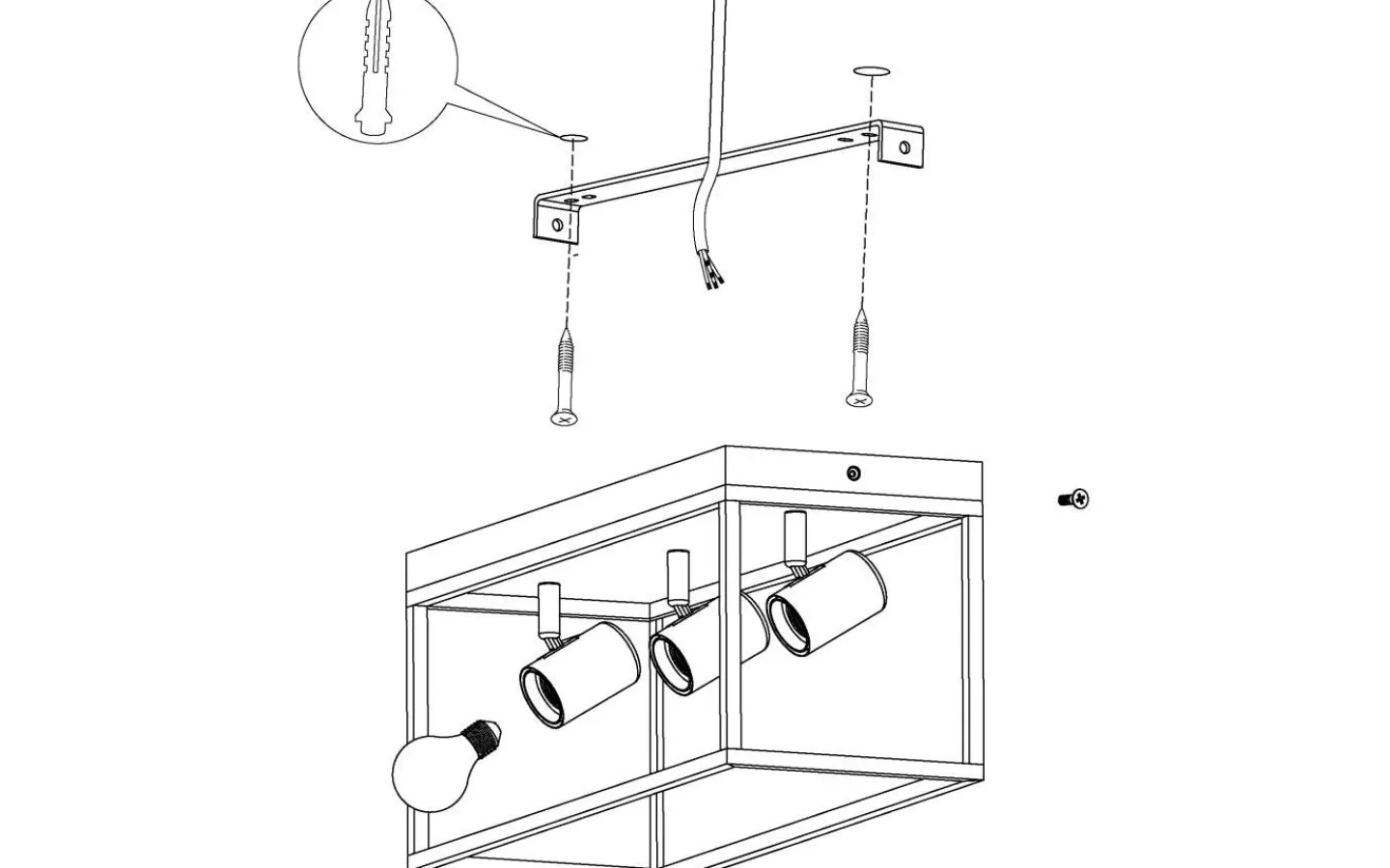 Plafonder-Eglo Silentina Plafond 54cm Svart