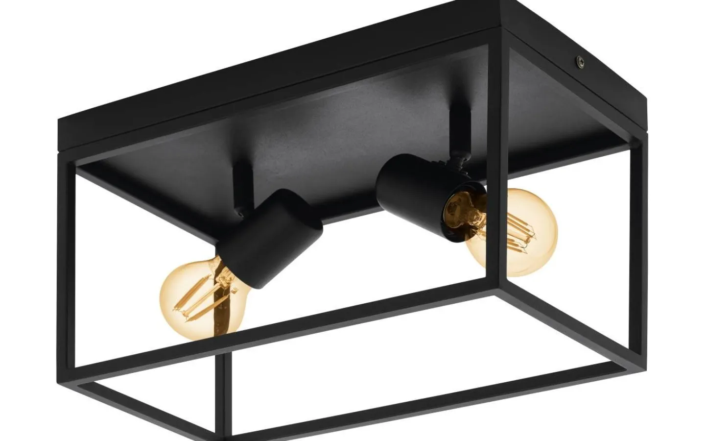 Plafonder-Eglo Silentina Plafond 36cm Svart