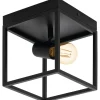 Plafonder-Eglo Silentina Plafond 18cm Svart