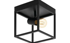 Plafonder-Eglo Silentina Plafond 18cm Svart