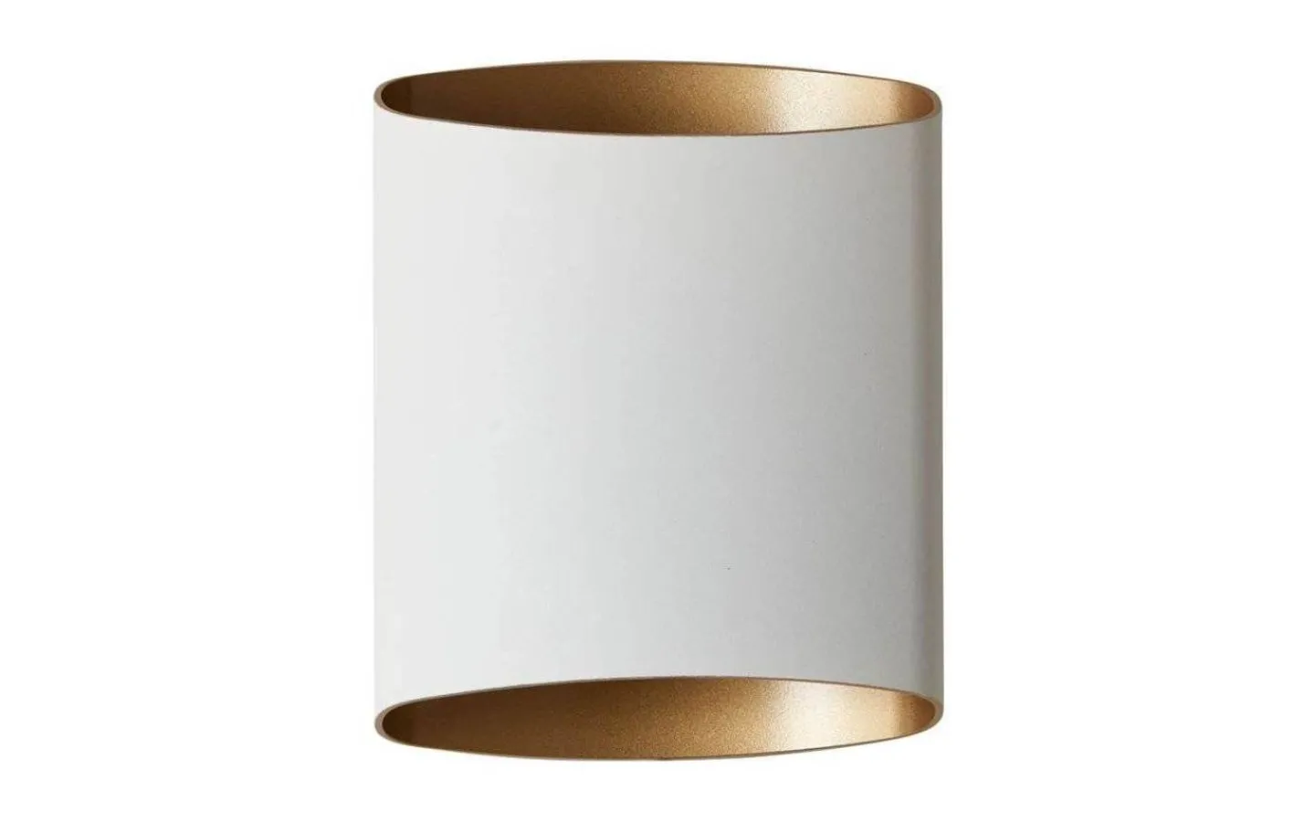 Vardagsrum|Hall & Trappa-Belid Sinne Vägglampa 17cm LED 8W 3000K Vit/Mässing