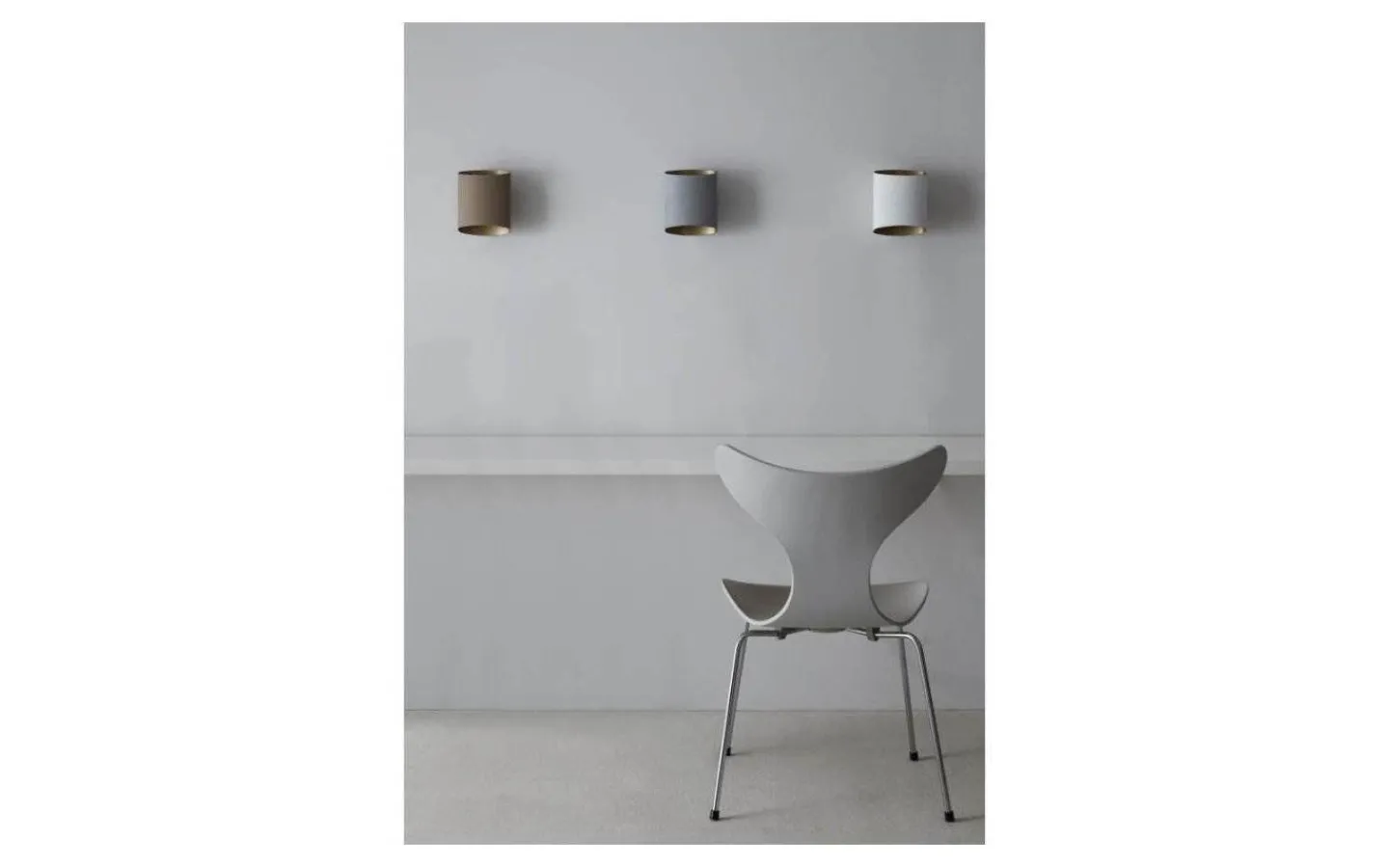 Vardagsrum|Hall & Trappa-Belid Sinne Vägglampa 17cm LED 8W 3000K Vit/Mässing
